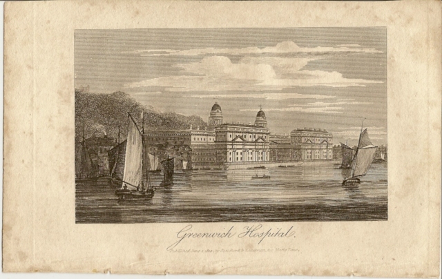 Greenwich Hospital<br />Published June 4, 1810, by Scatcherd and Letterman, Ave Maria Lane.