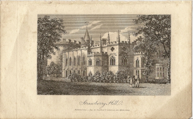 Strawberry Hill.<br />Published June 4, 1810, by Scatcherd and Letterman, Ave Maria Lane.