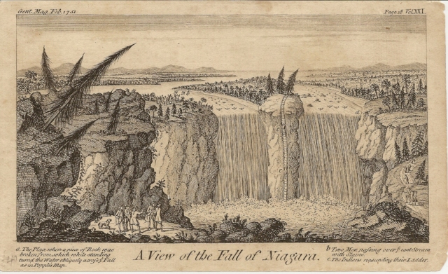 A View of the Fall of Niagara, Gentleman's Magazine 1751